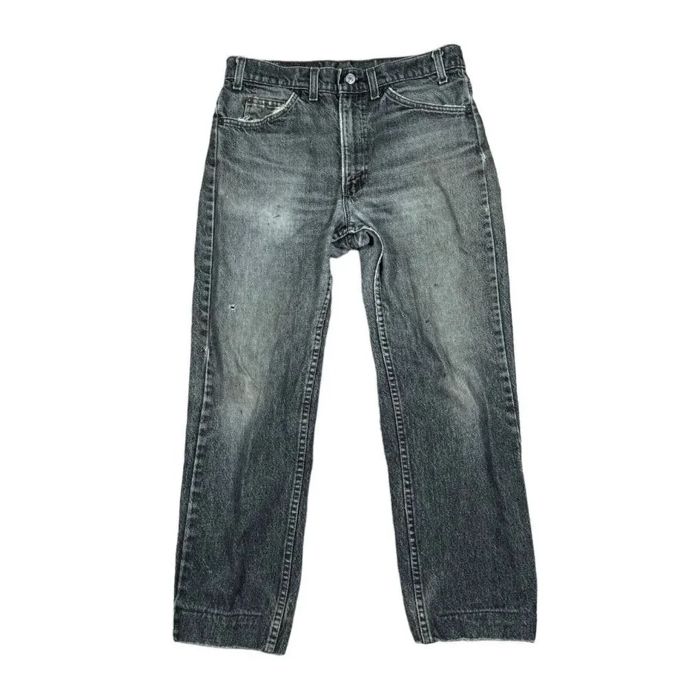 Vintage Levis 505-0259 Gray Brown Jeans 32x26.5 -Made in USA‎
